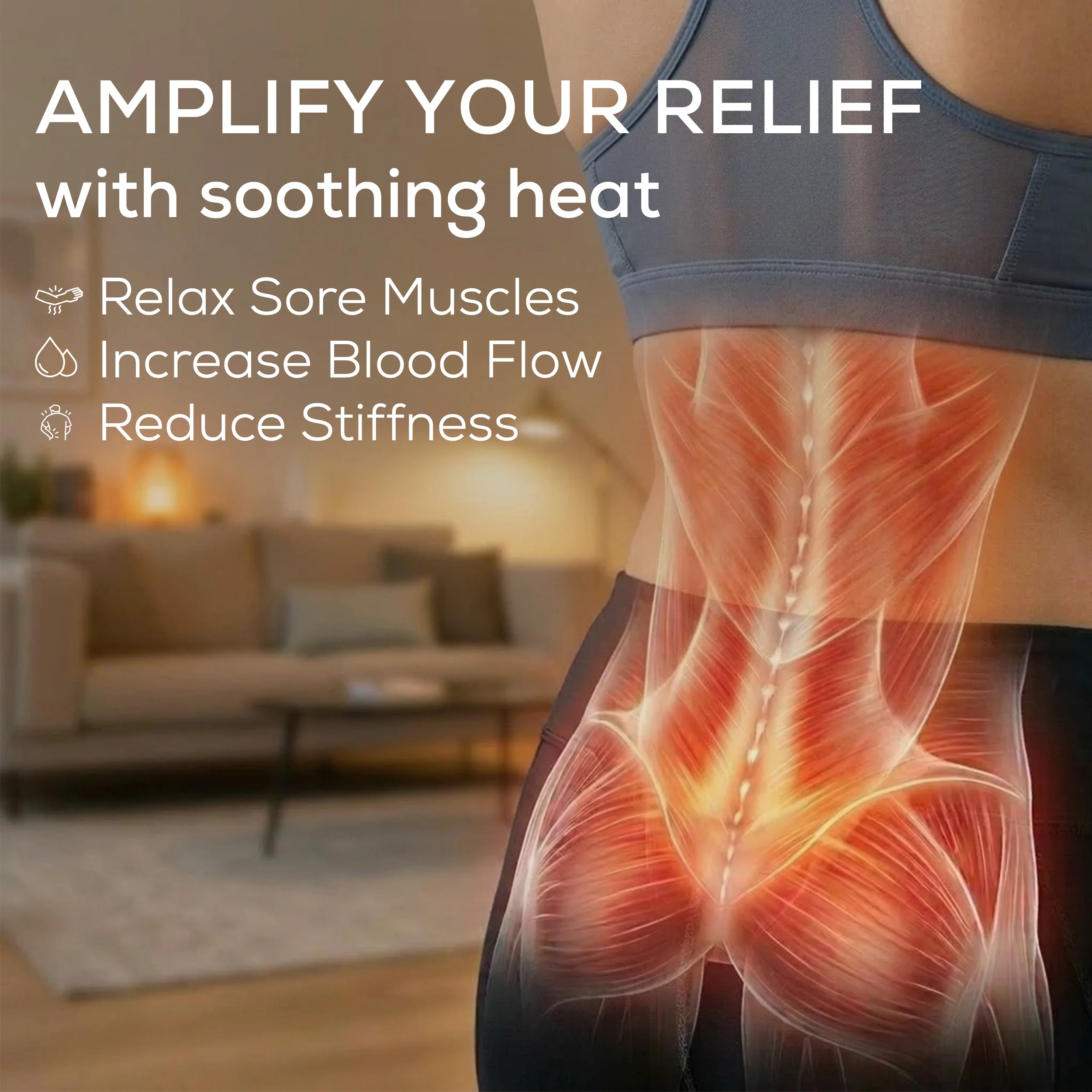 3-in-1 TENS EMS Unit with Heat Therapy | Pain Relief & Muscle Stimulation Device - Image 5