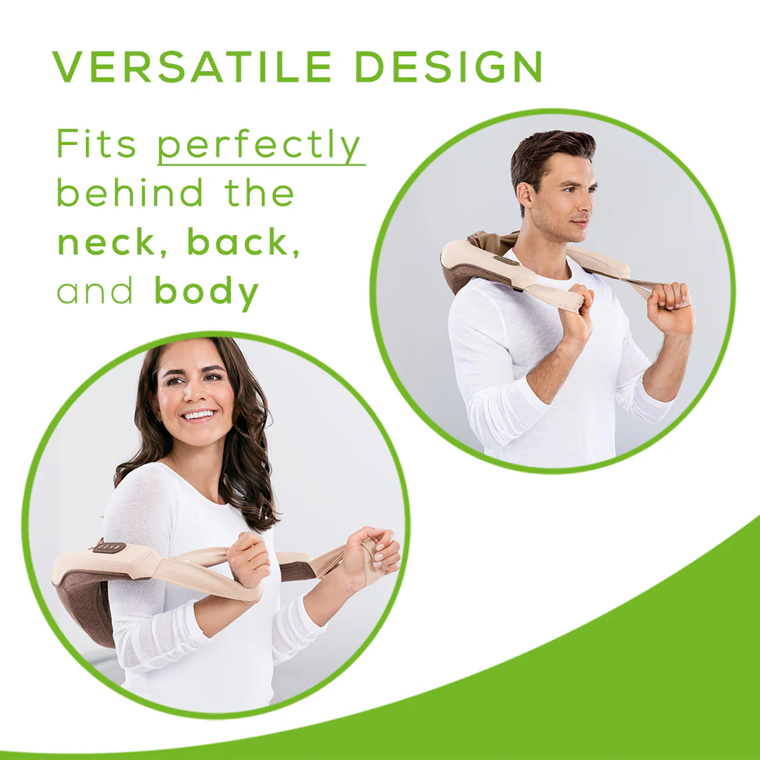 4D Shiatsu Neck Massager | Deep Kneading Massage for Neck & Shoulder Pain - Image 4