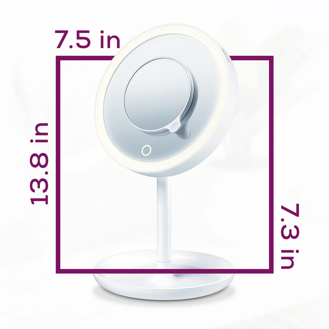 Illuminated Beauty Mirror | LED Makeup Mirror with Adjustable Lighting - Image 7
