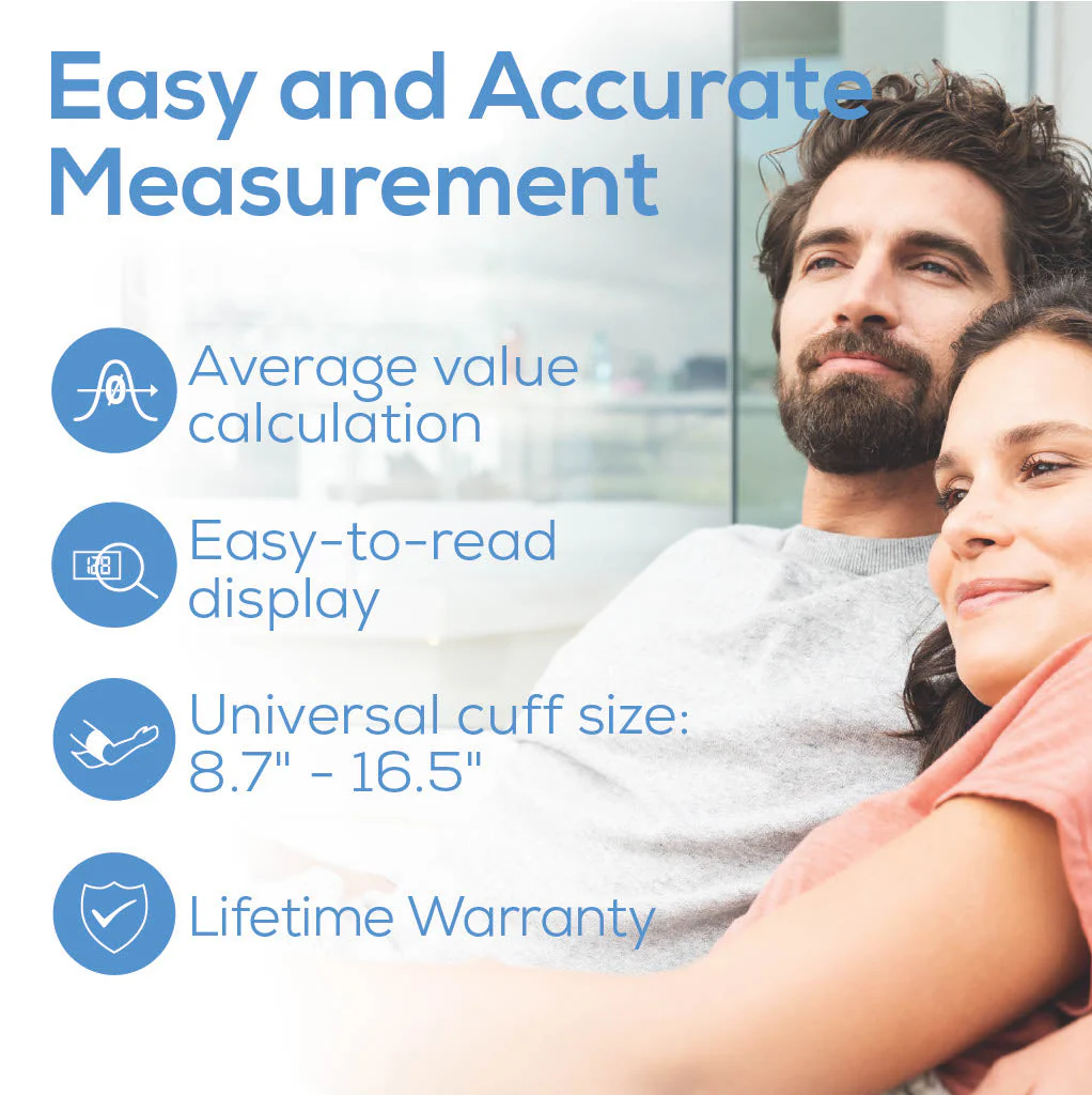 Automatic Upper Arm Blood Pressure Monitor | Digital BP Cuff with Memory - Image 9