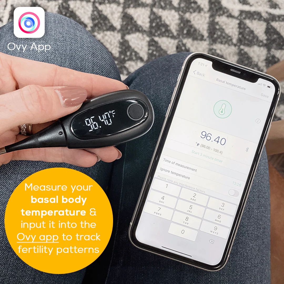 Bluetooth Basal Thermometer | Smart Fertility & Ovulation Tracker for Cycle Planning - Image 7