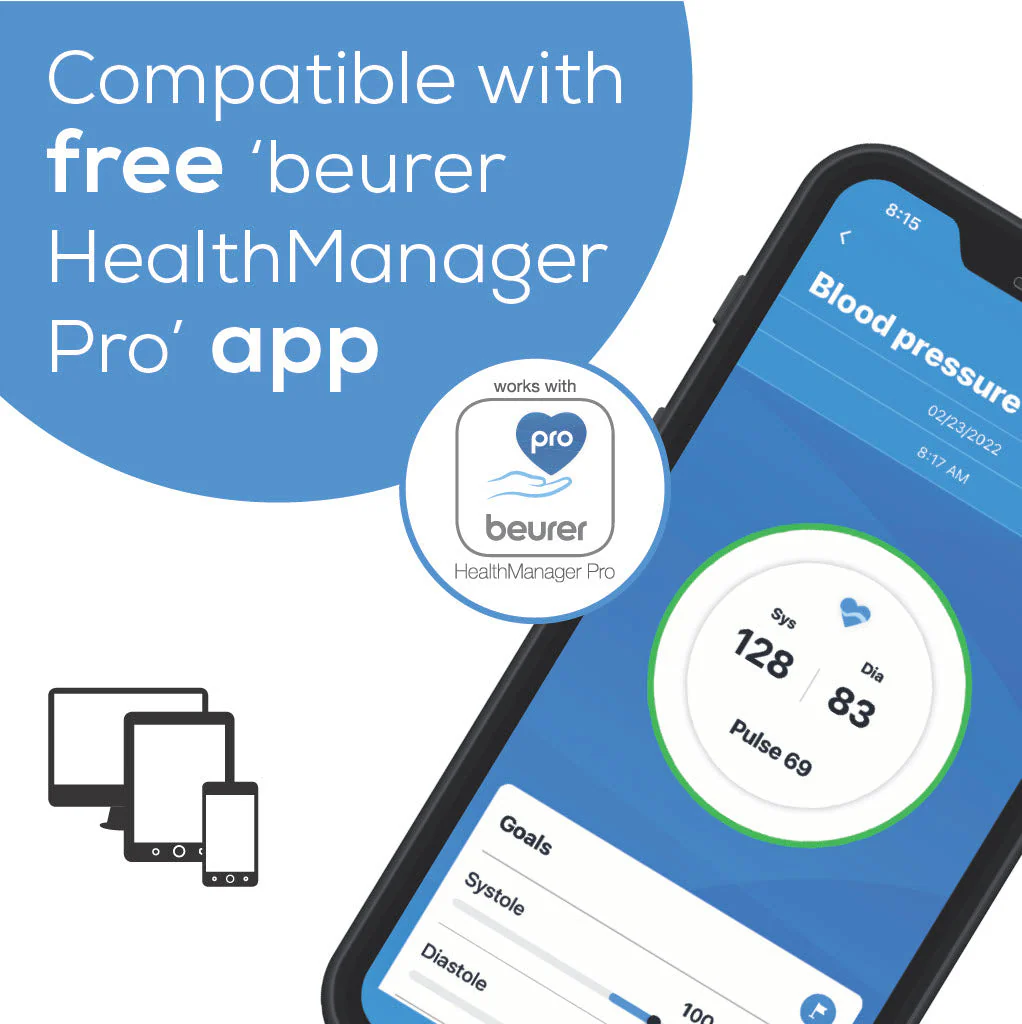 Upper Arm Bluetooth Blood Pressure Monitor, Deluxe 600 - Image 11