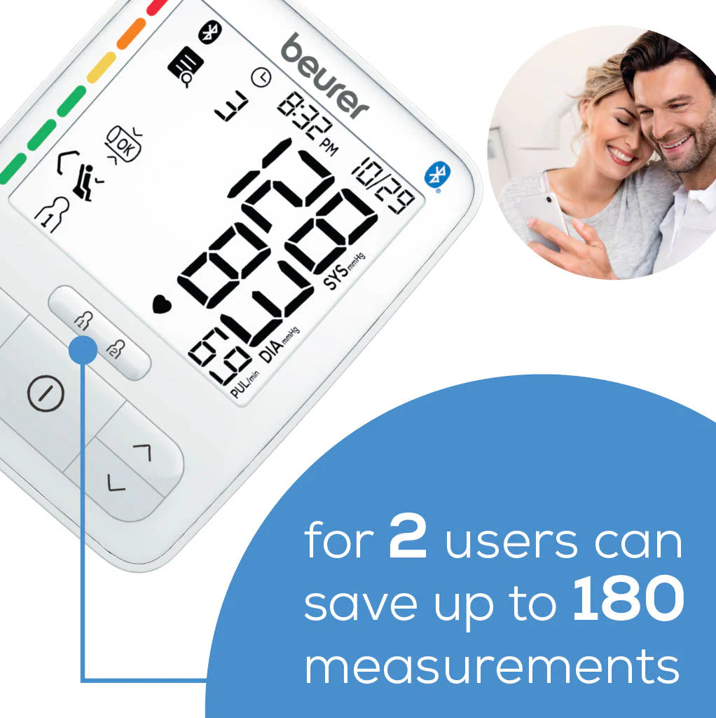 Upper Arm Bluetooth Blood Pressure Monitor, Deluxe 600 - Image 3