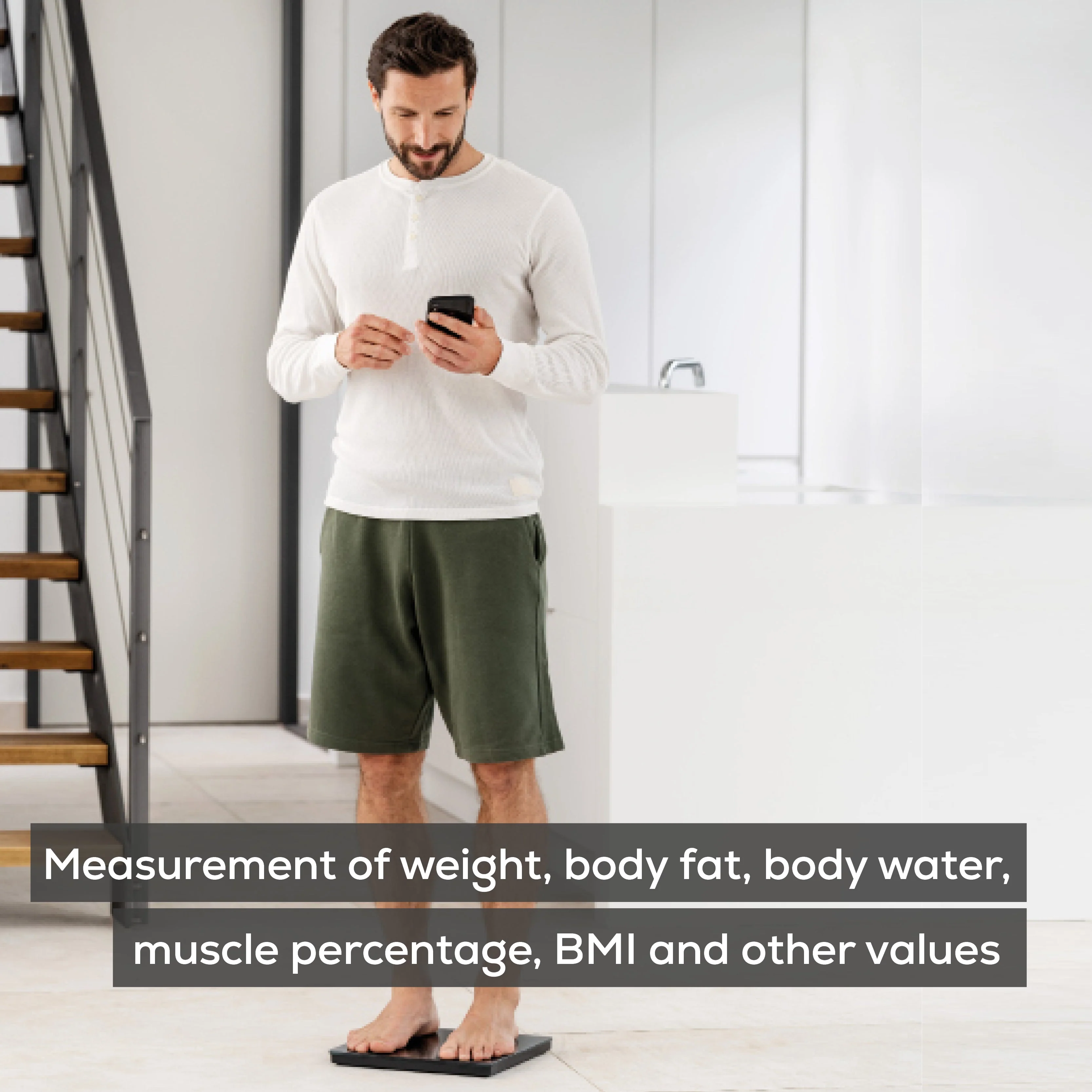 Bluetooth Body Composition Scale | Smart Scale with App for Fitness Tracking - Image 3