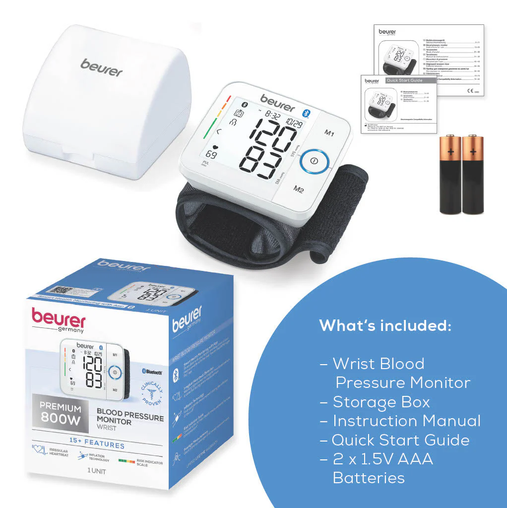 Premium Bluetooth Wrist Blood Pressure Monitor | Smart BP Tracker with App Sync - Image 10