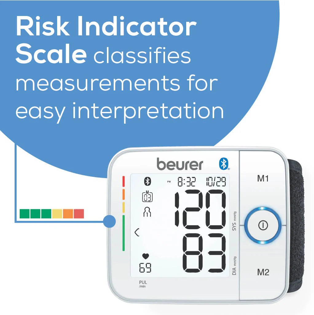 Premium Bluetooth Wrist Blood Pressure Monitor | Smart BP Tracker with App Sync - Image 5