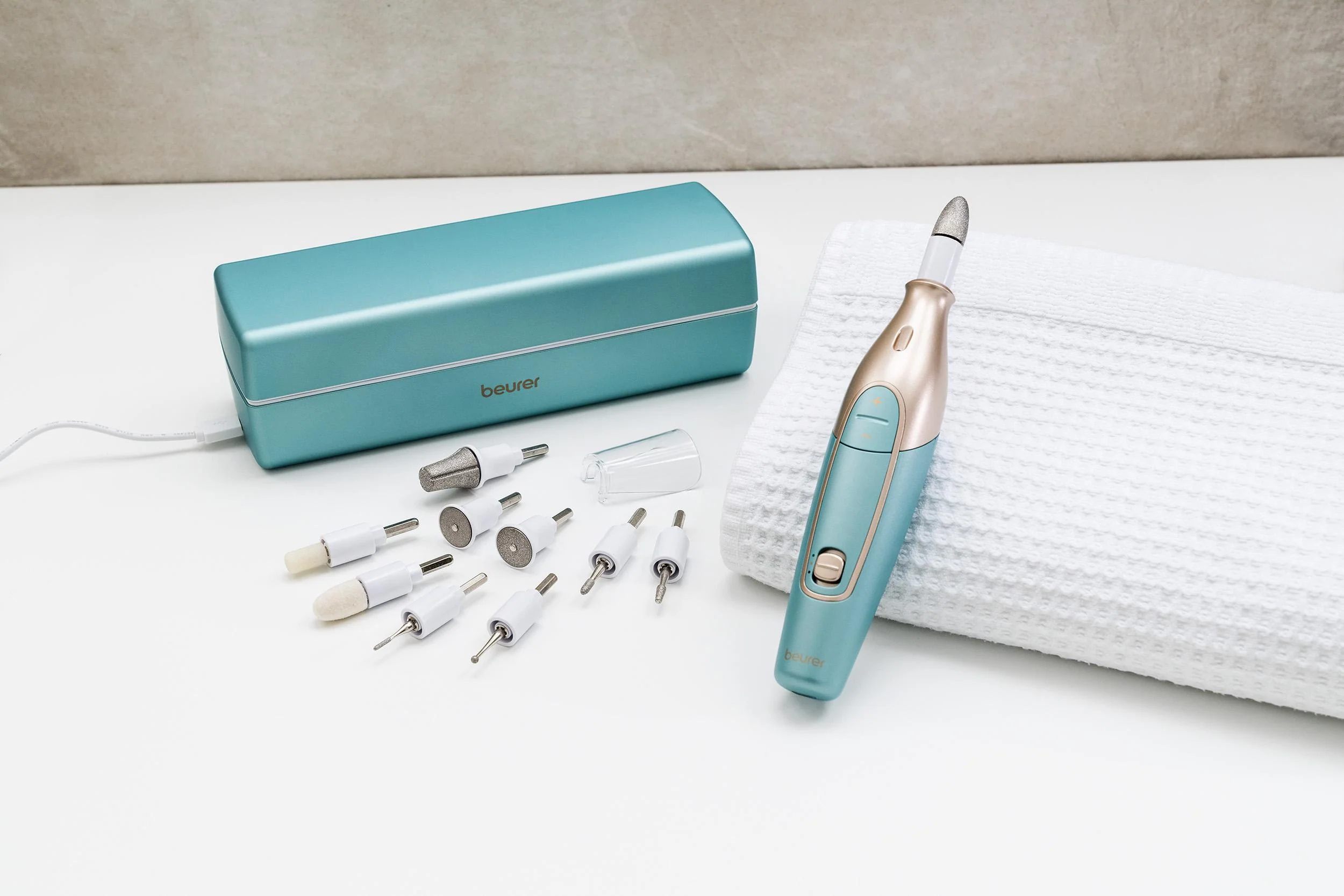 Cordless Professional Nail Drill Kit | 14-Piece Rechargeable Manicure Pedicure Set - Image 15