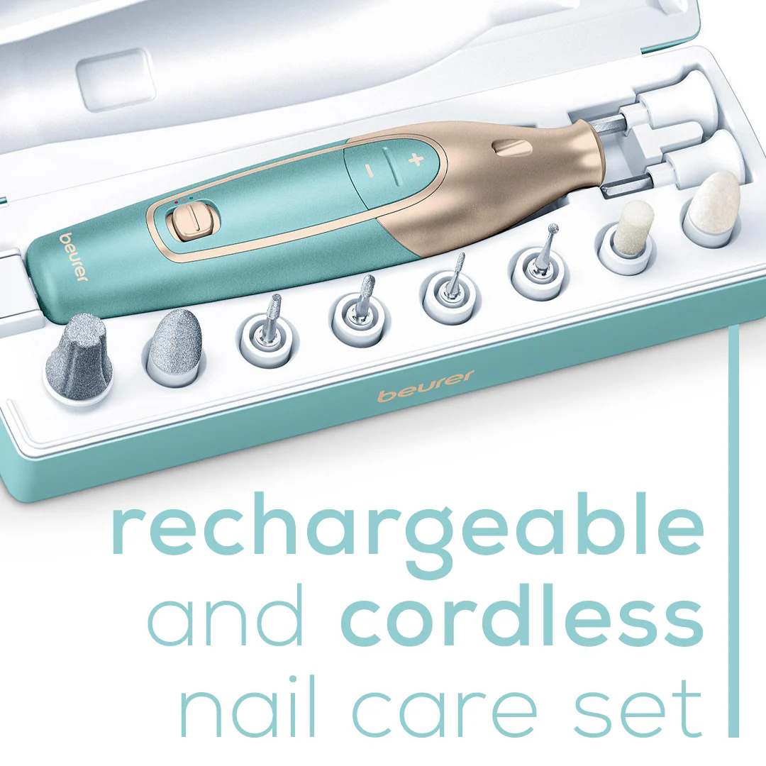 Cordless Professional Nail Drill Kit | 14-Piece Rechargeable Manicure Pedicure Set - Image 9