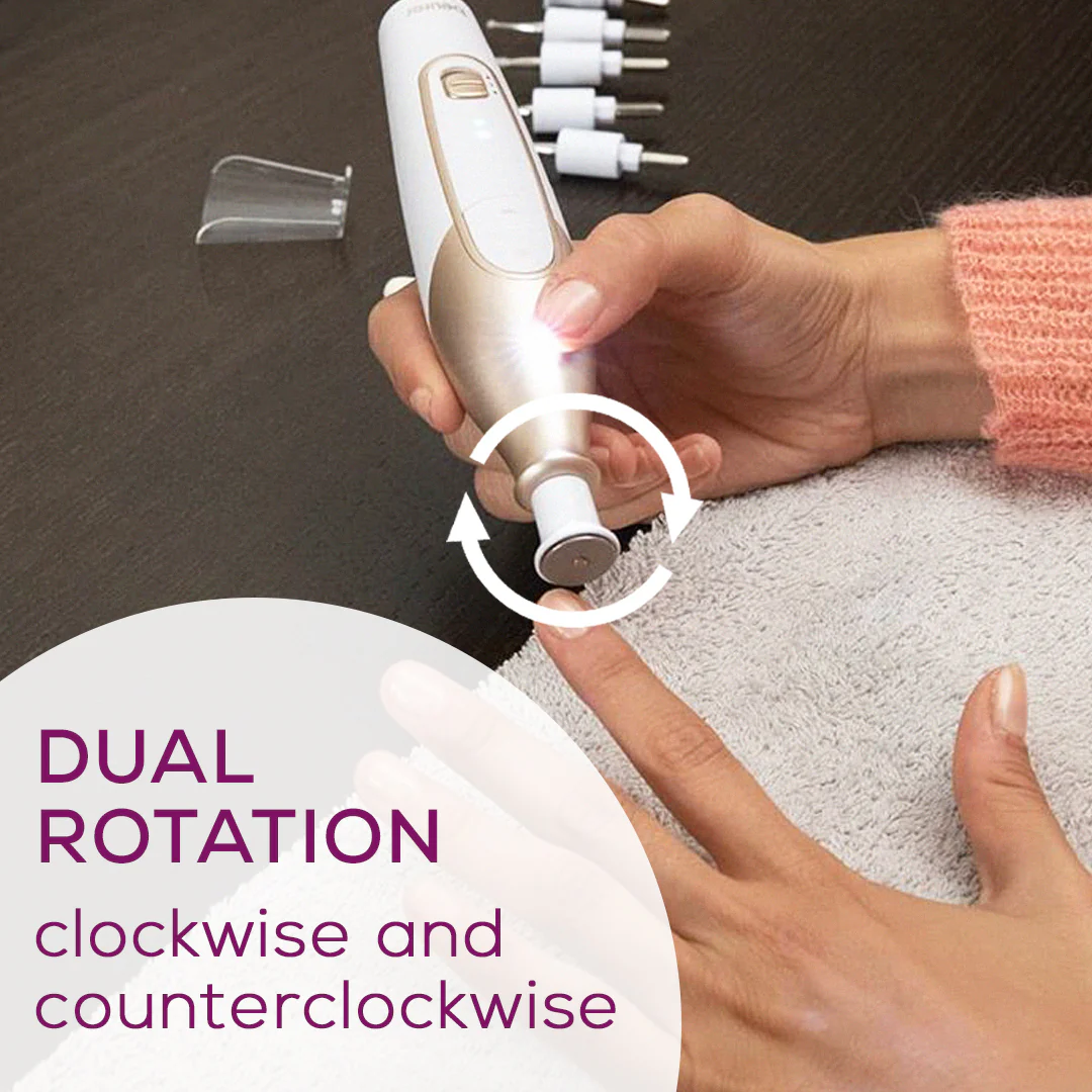 Cordless Manicure & Pedicure Set | Portable Electric Nail Care System - Image 4