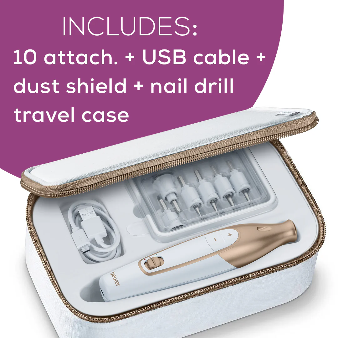 Cordless Manicure & Pedicure Set | Portable Electric Nail Care System - Image 7