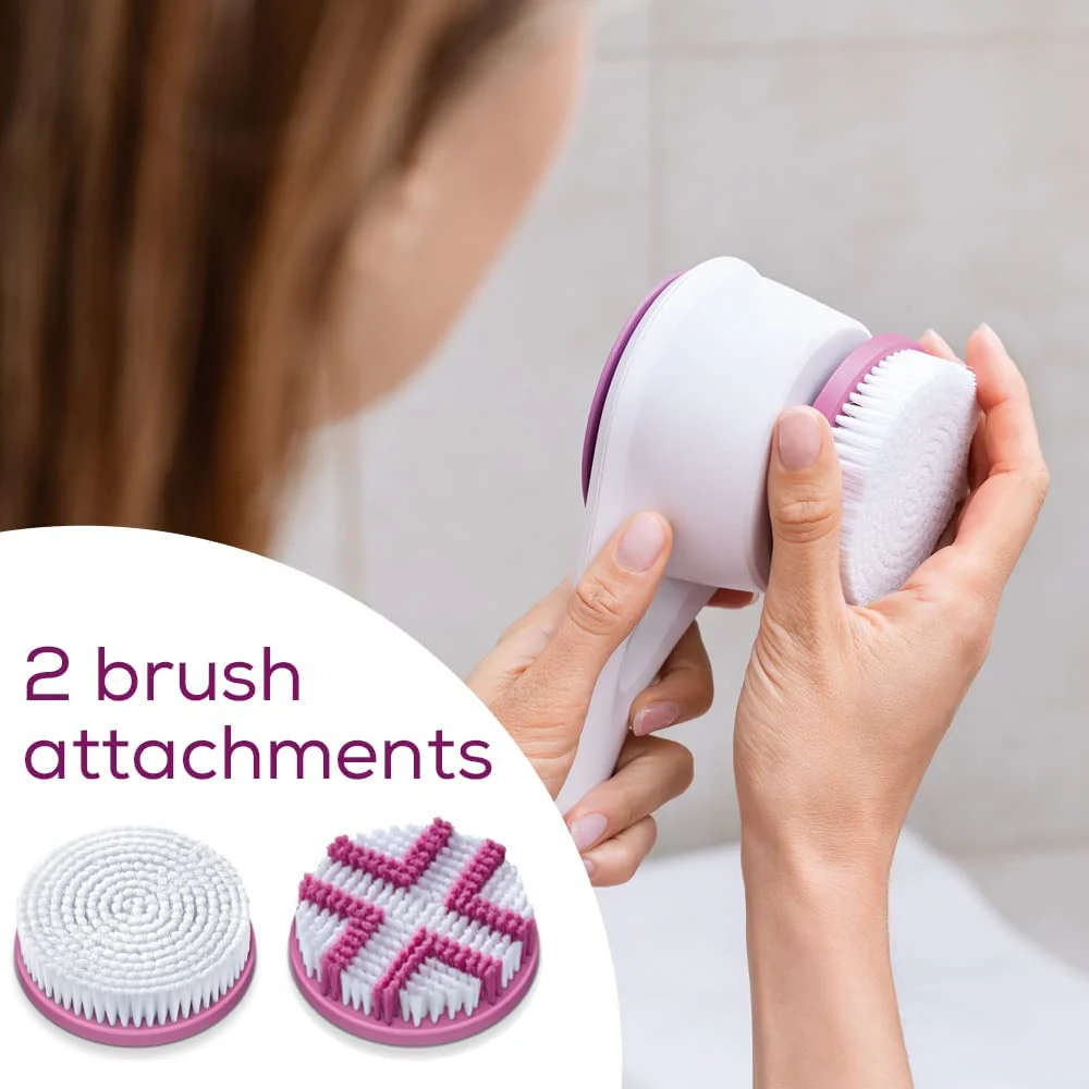 Electric Exfoliating Shower Brush | Waterproof Body Scrubber for Smooth Skin - Image 10