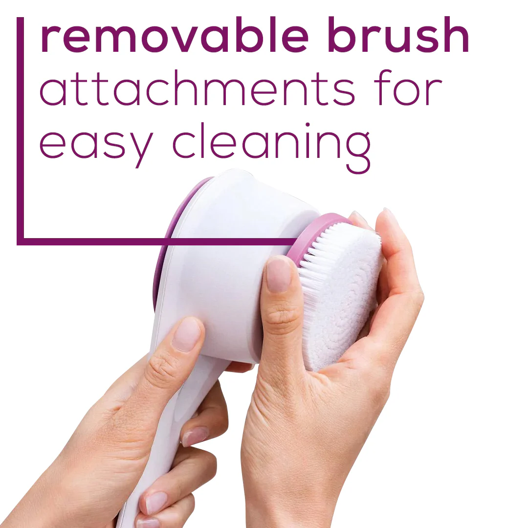 Electric Exfoliating Shower Brush | Waterproof Body Scrubber for Smooth Skin - Image 4