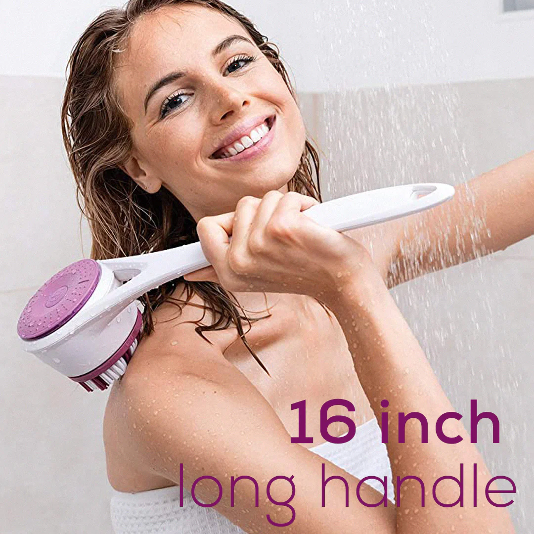 Electric Exfoliating Shower Brush | Waterproof Body Scrubber for Smooth Skin - Image 5