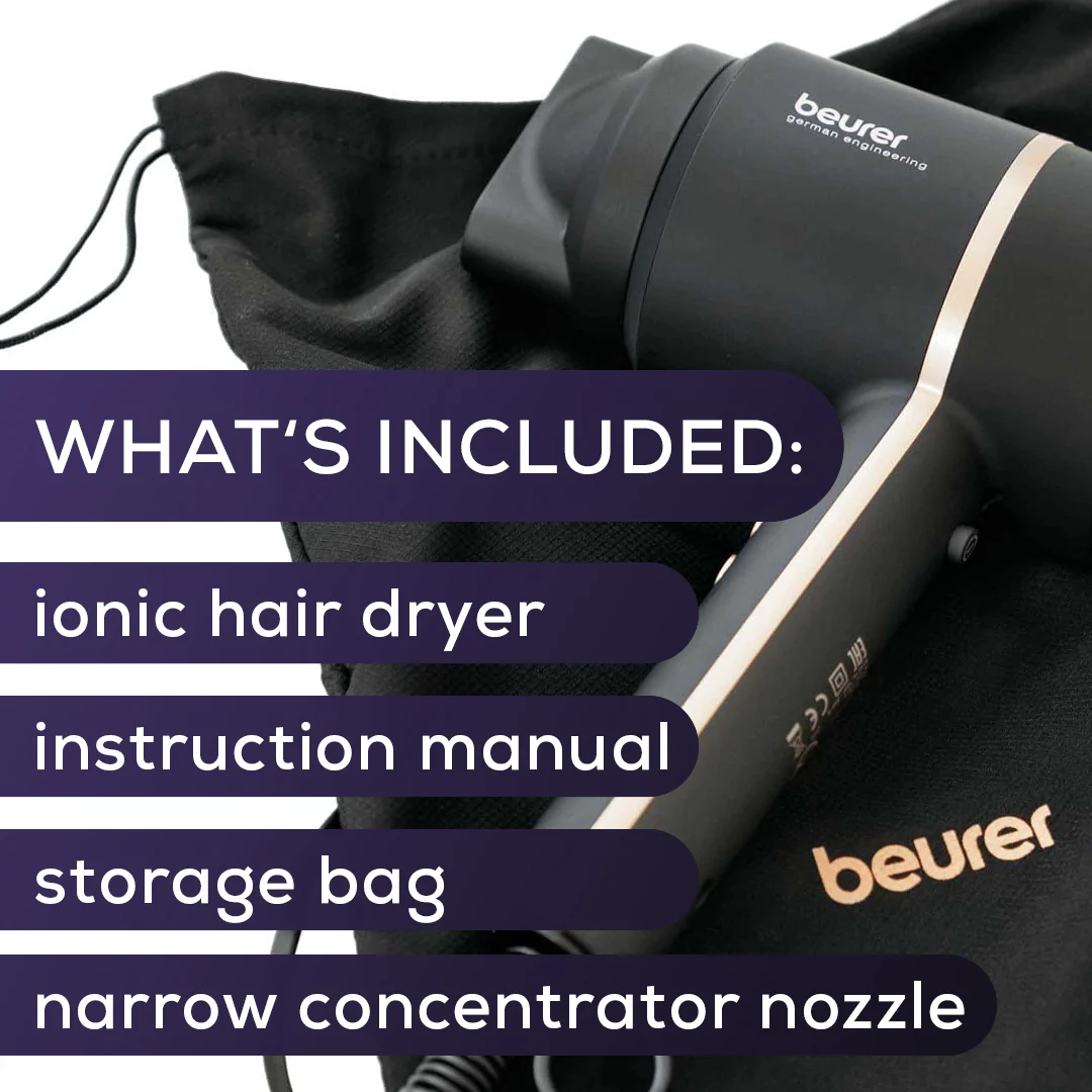 Ionic Hair Dryer | Fast-Drying Dryer with Ceramic Coating for Frizz-Free Hair - Image 6