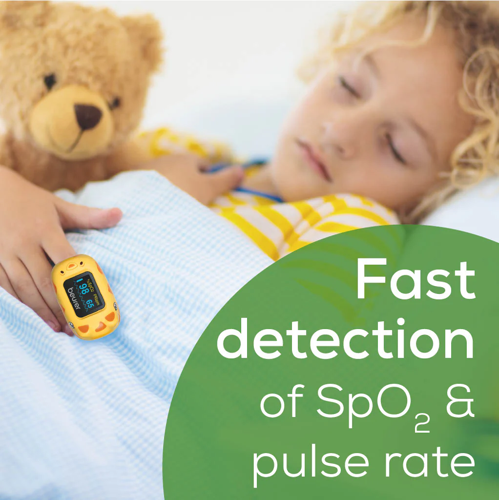 Kids Fingertip Pulse Oximeter | Pediatric Blood Oxygen & Heart Rate Monitor - Image 4