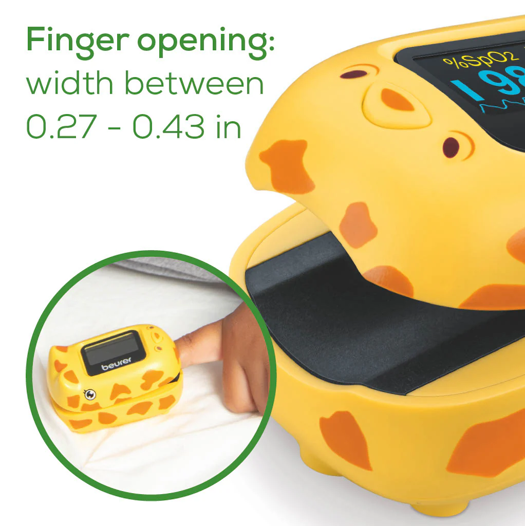 Kids Fingertip Pulse Oximeter | Pediatric Blood Oxygen & Heart Rate Monitor - Image 8