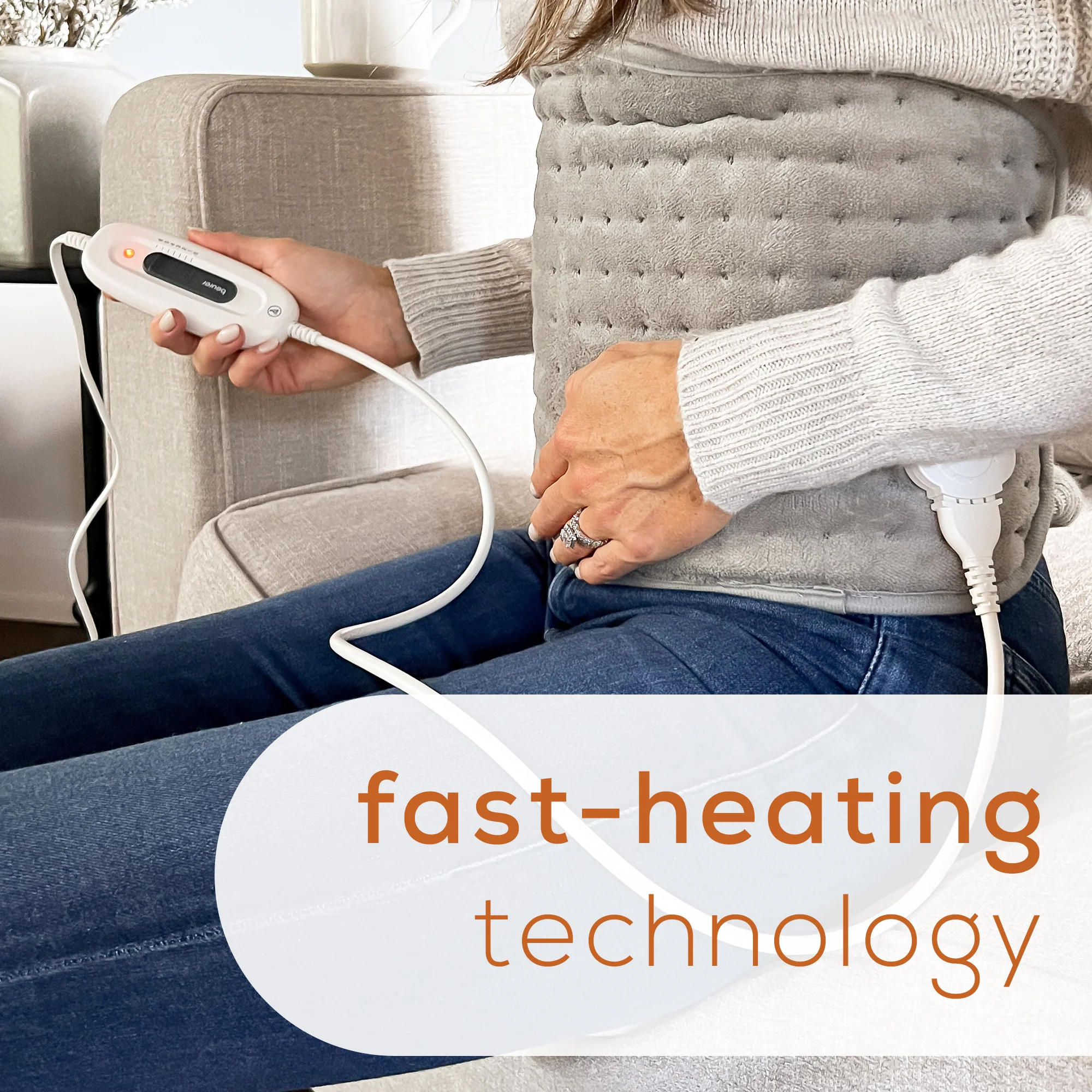 Lumbar & Abdominal Heating Pad, UHP49 - Image 6