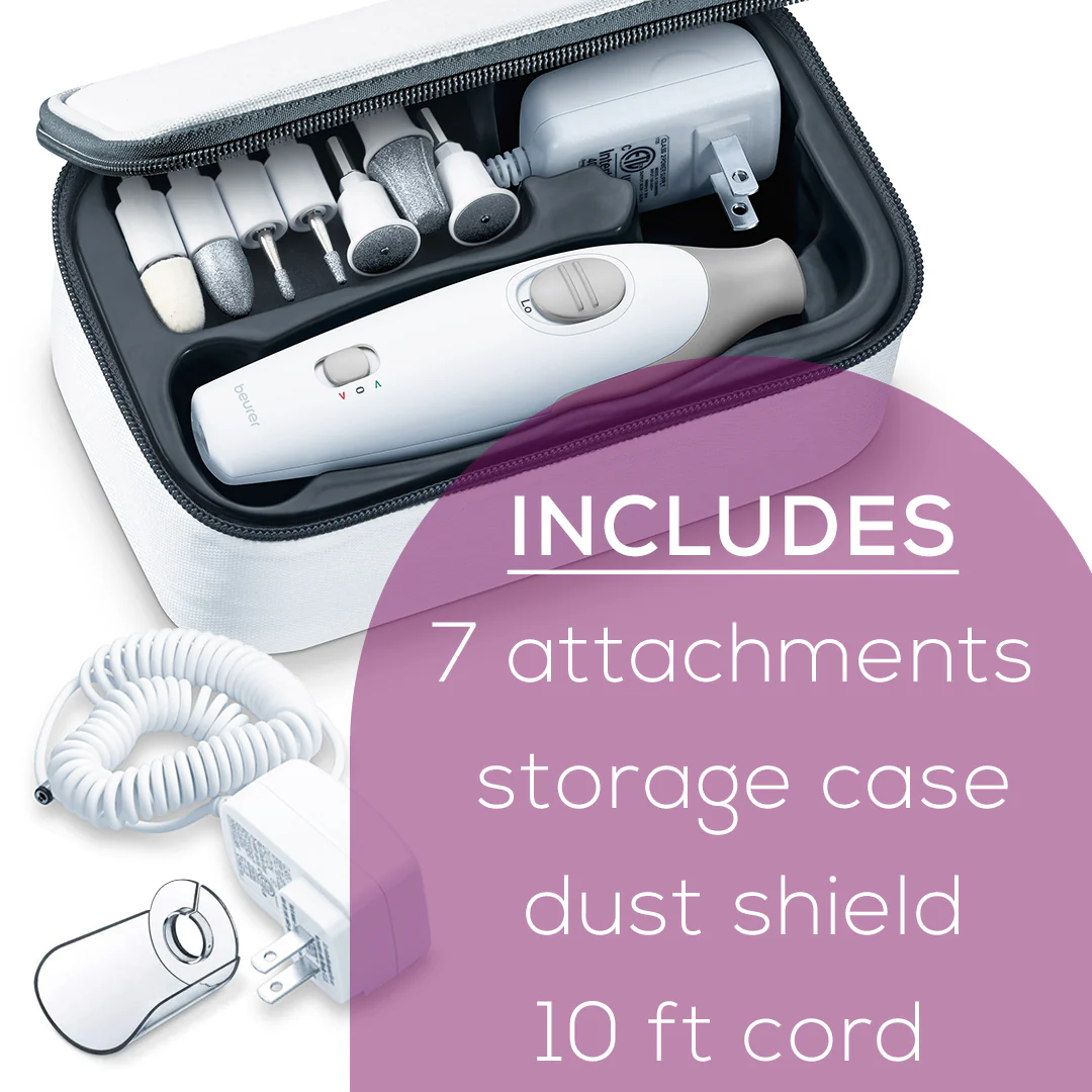Professional 10-Piece Electric Nail Drill Kit | Manicure & Pedicure Tool Set - Image 8