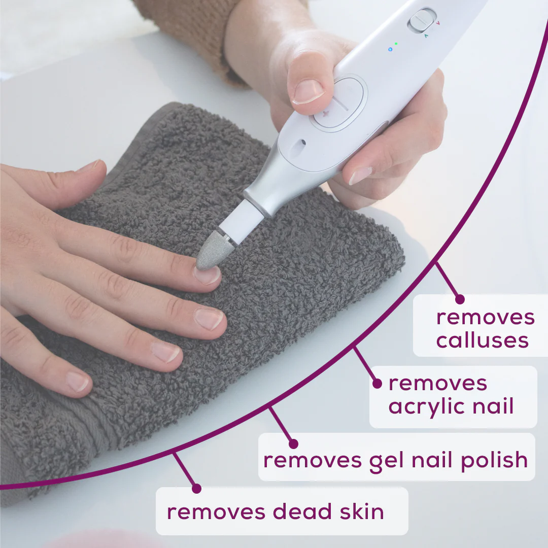 Electric Manicure & Pedicure Device | Multi-Speed Nail Care & Filing System - Image 4