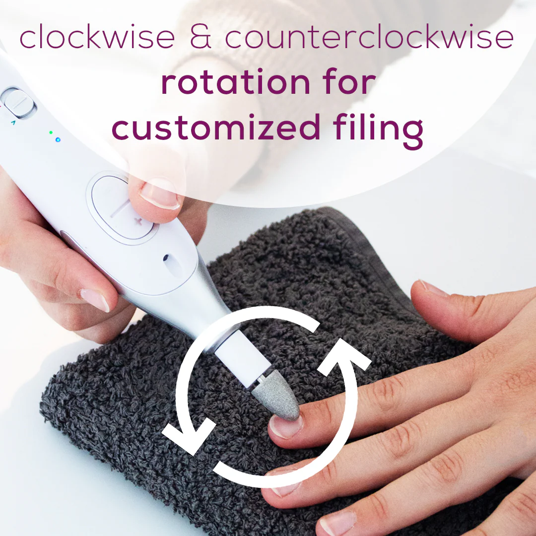 Electric Manicure & Pedicure Device | Multi-Speed Nail Care & Filing System - Image 5