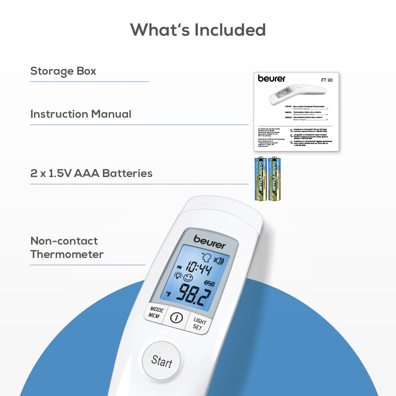 Non Contact Thermometer, FT90 - Image 3