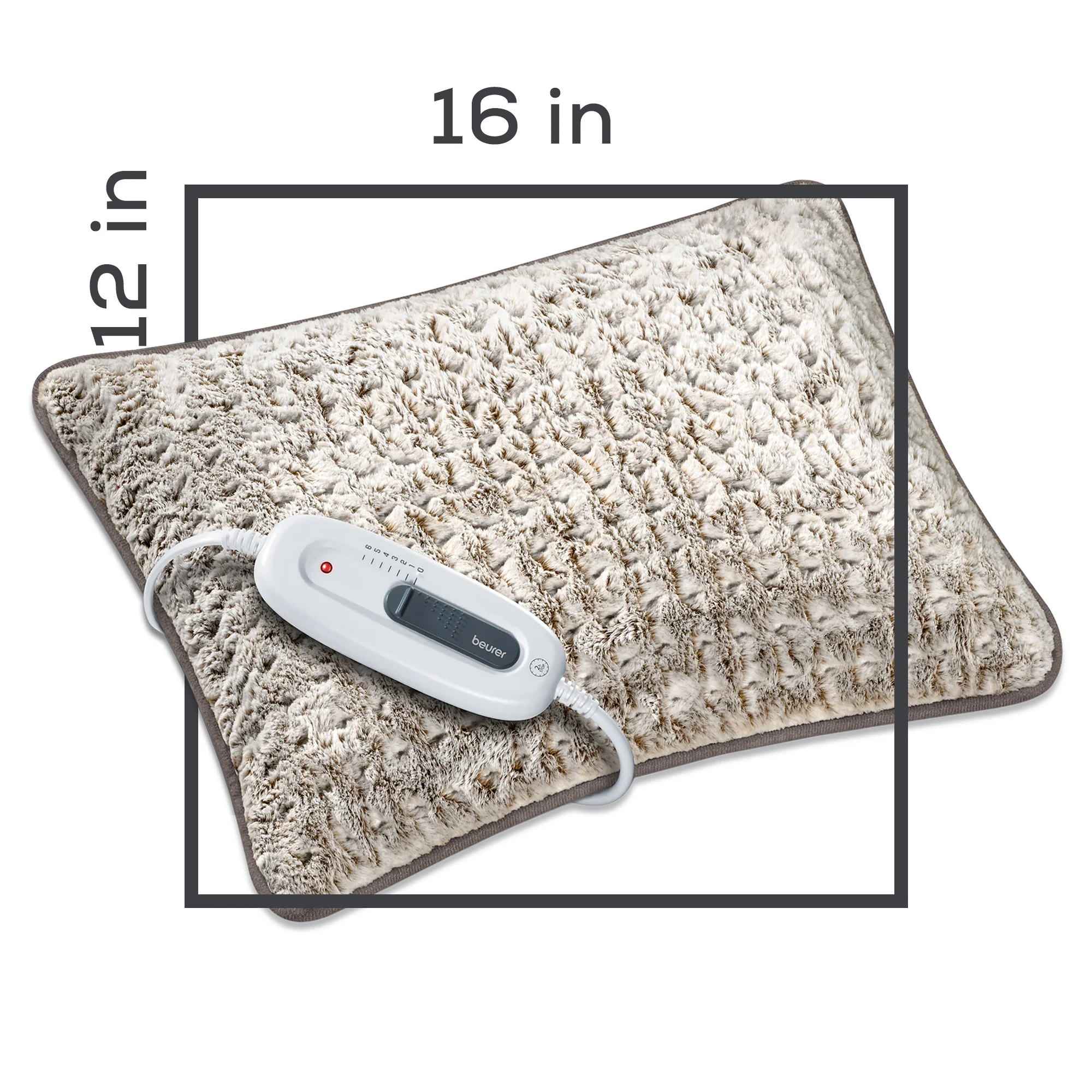 Nordic Lux Faux Fur Heated Pillow, UHP48N - Image 11