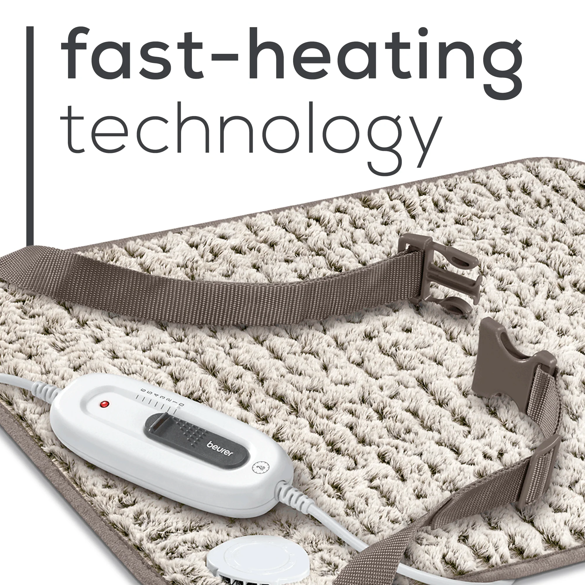 Nordic Lux Faux Fur Neck and Back Heating Pad, UHP53N - Image 6