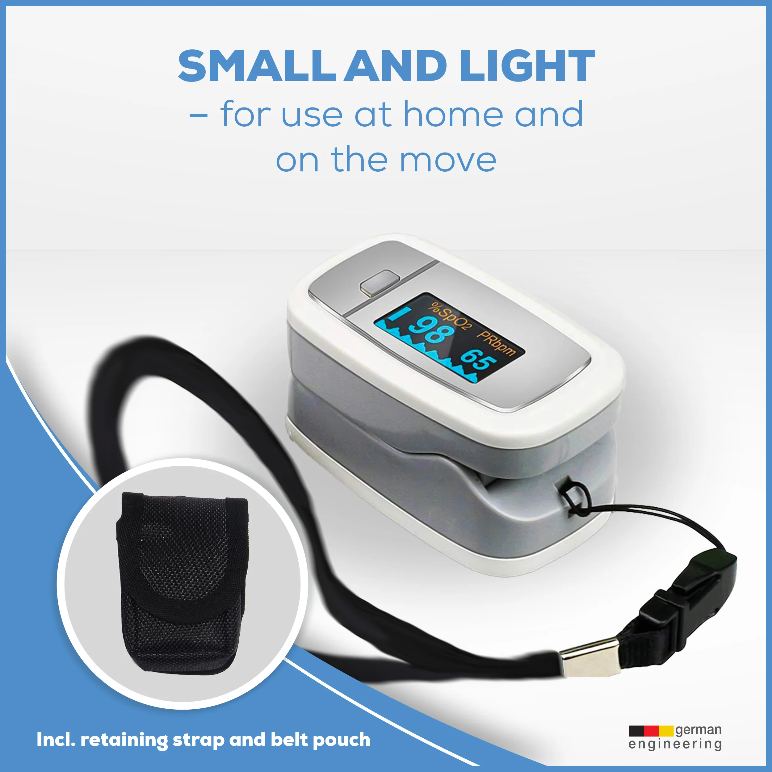 Digital Fingertip Pulse Oximeter, PO30 - Image 5