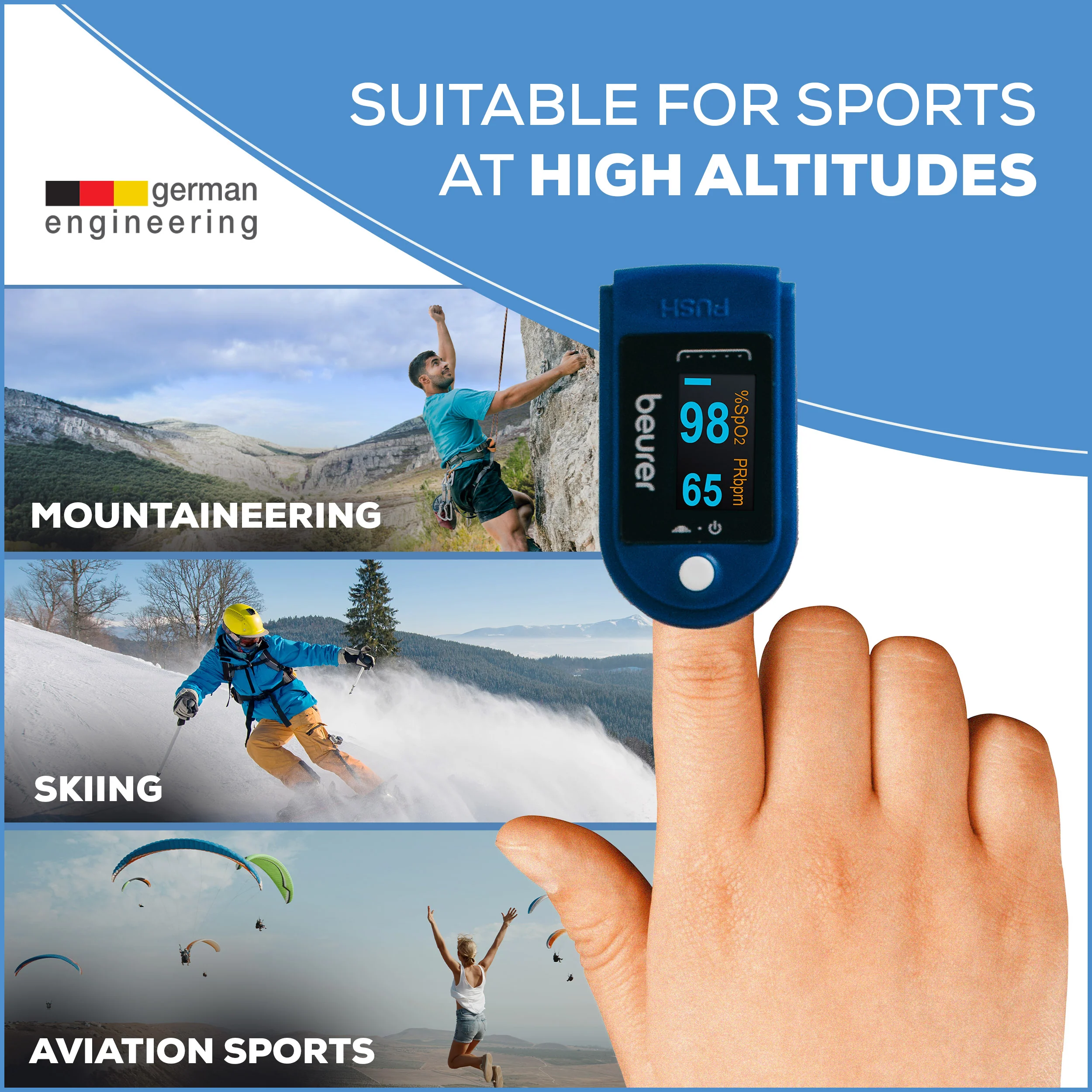 Fingertip Pulse Oximeter, PO50 - Image 5
