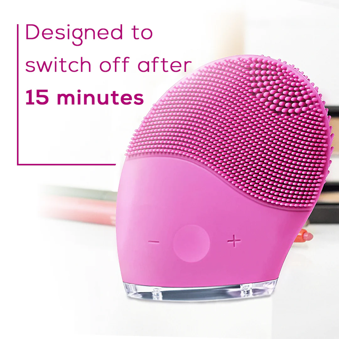 Sonic Silicone Facial Cleansing Brush | Gentle Pore Cleanser - Image 10