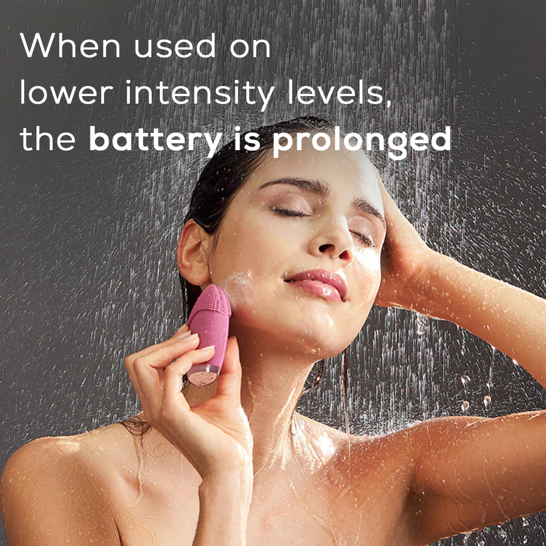 Sonic Silicone Facial Cleansing Brush | Gentle Pore Cleanser - Image 3
