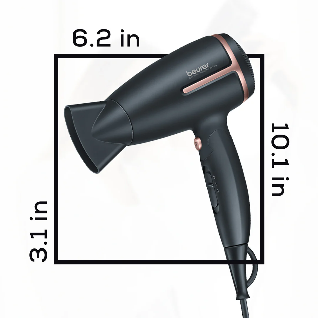 Travel Ionic Hair Dryer | Compact Foldable Blow Dryer for On-the-Go Styling - Image 11