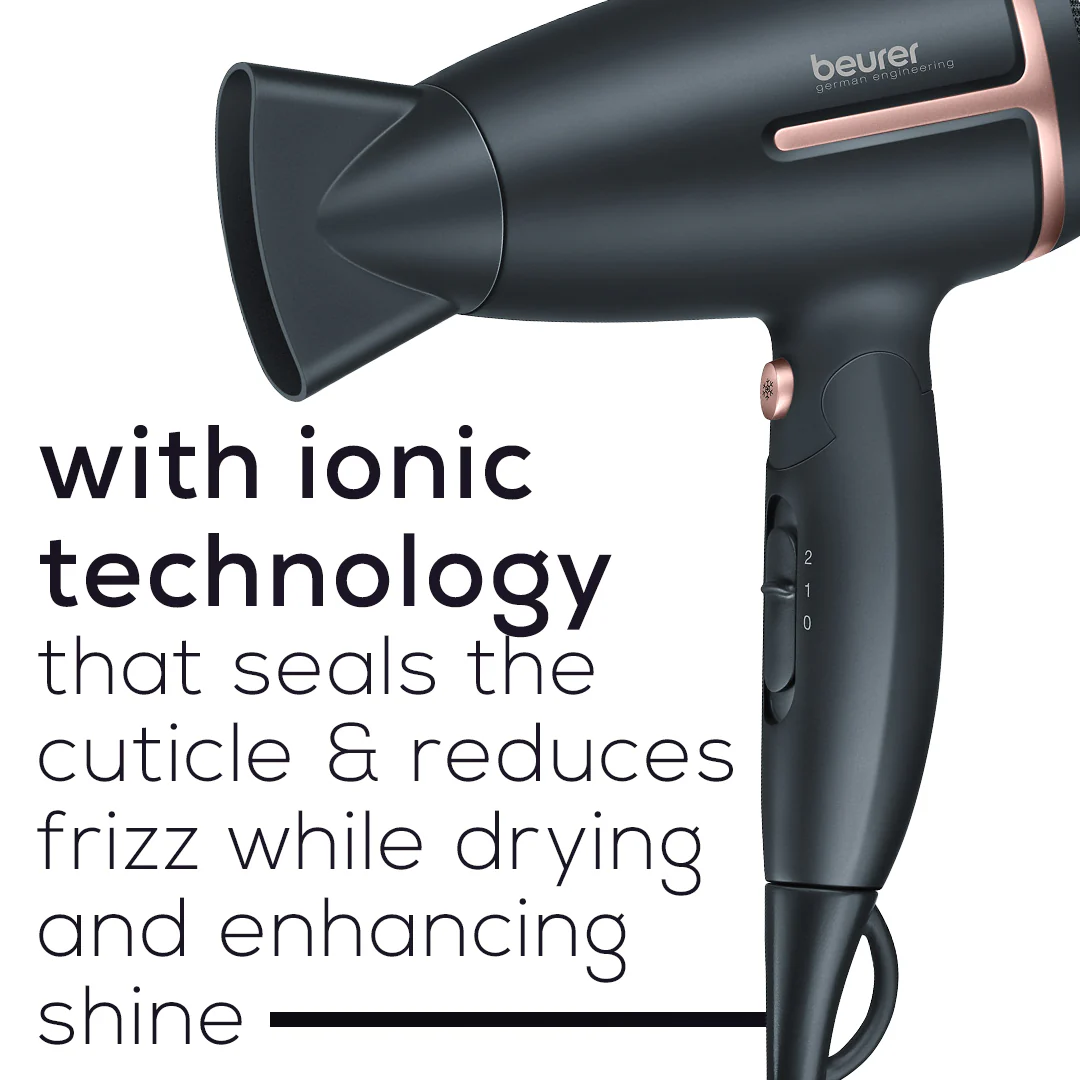 Travel Ionic Hair Dryer | Compact Foldable Blow Dryer for On-the-Go Styling - Image 13