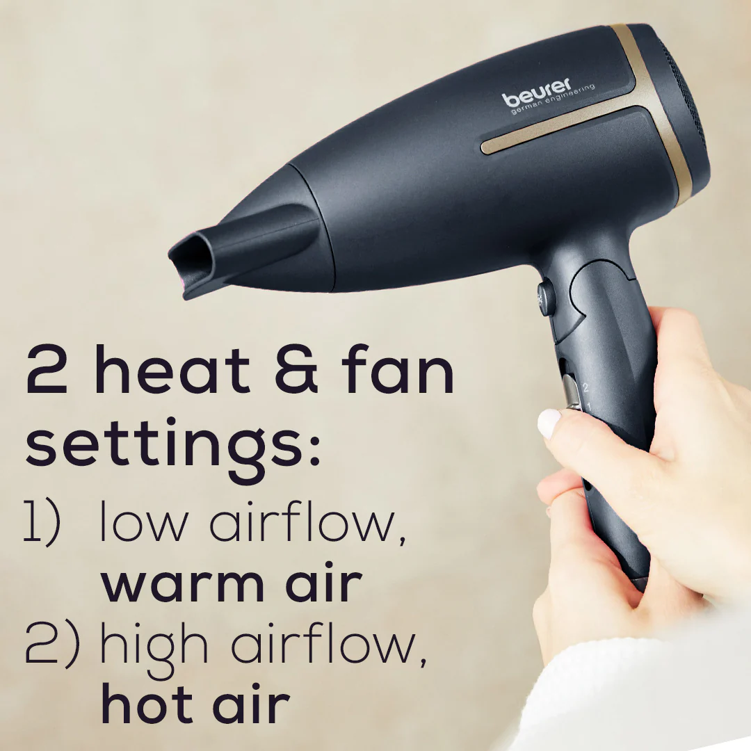 Travel Ionic Hair Dryer | Compact Foldable Blow Dryer for On-the-Go Styling - Image 4