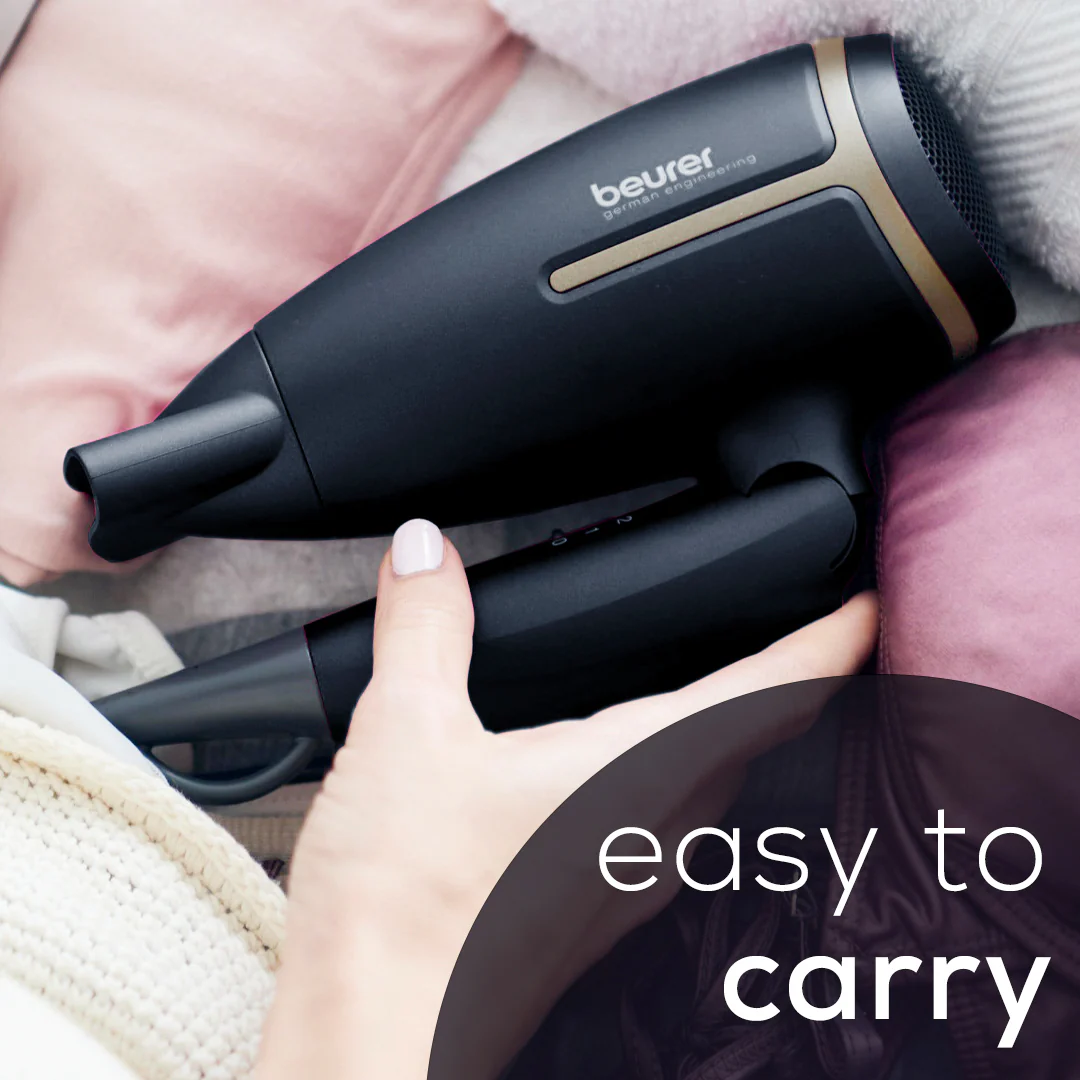 Travel Ionic Hair Dryer | Compact Foldable Blow Dryer for On-the-Go Styling - Image 8