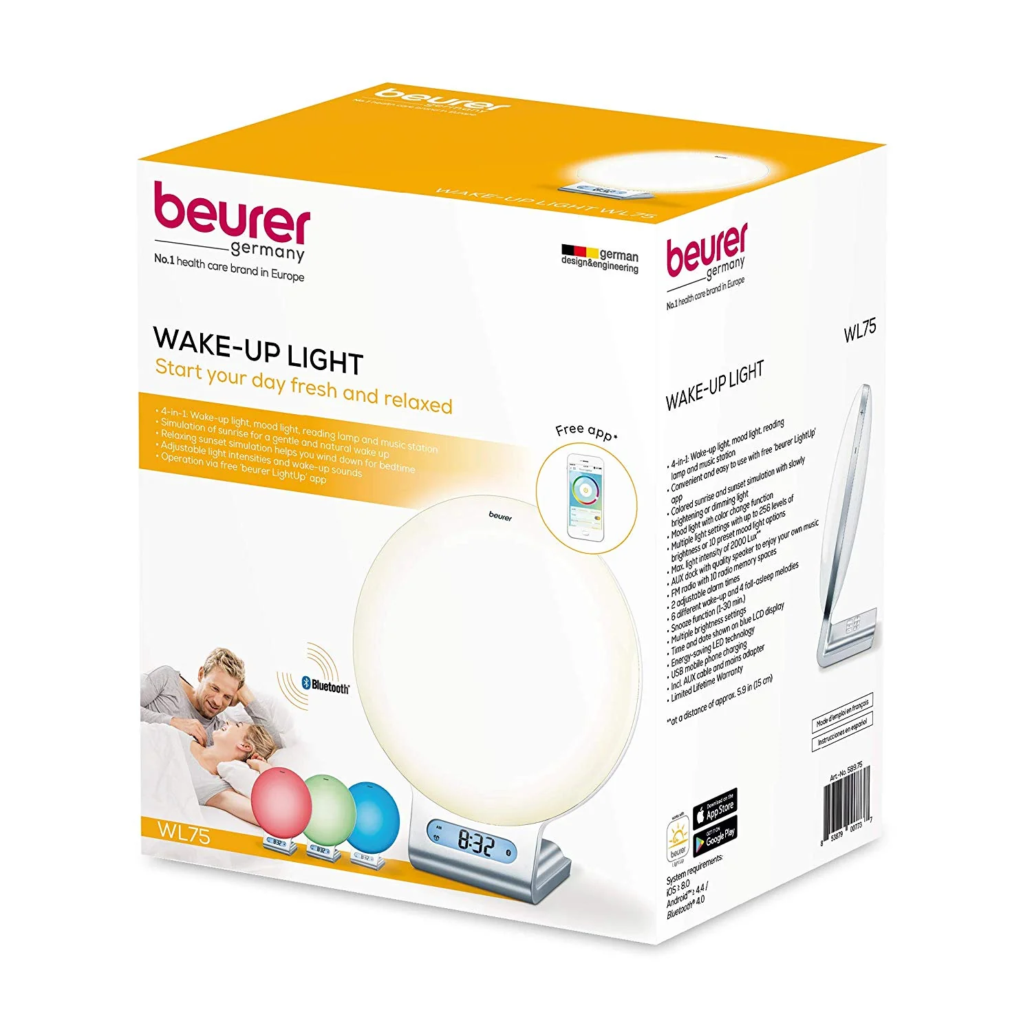 Wake-Up Light Alarm Clock | Sunrise Simulation Lamp with Sunset & Radio - Image 14