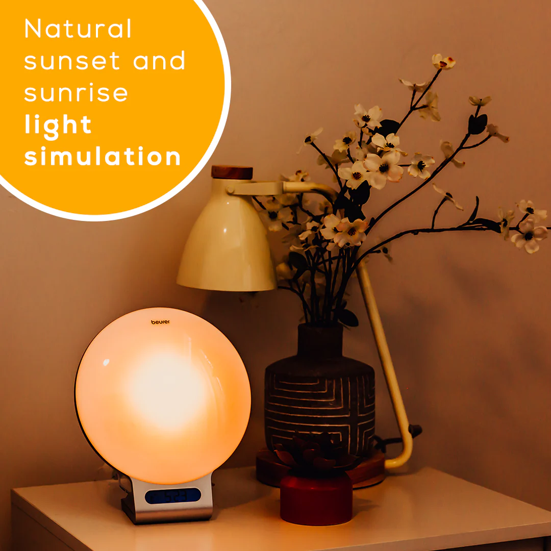 Wake-Up Light Alarm Clock | Sunrise Simulation Lamp with Sunset & Radio - Image 4
