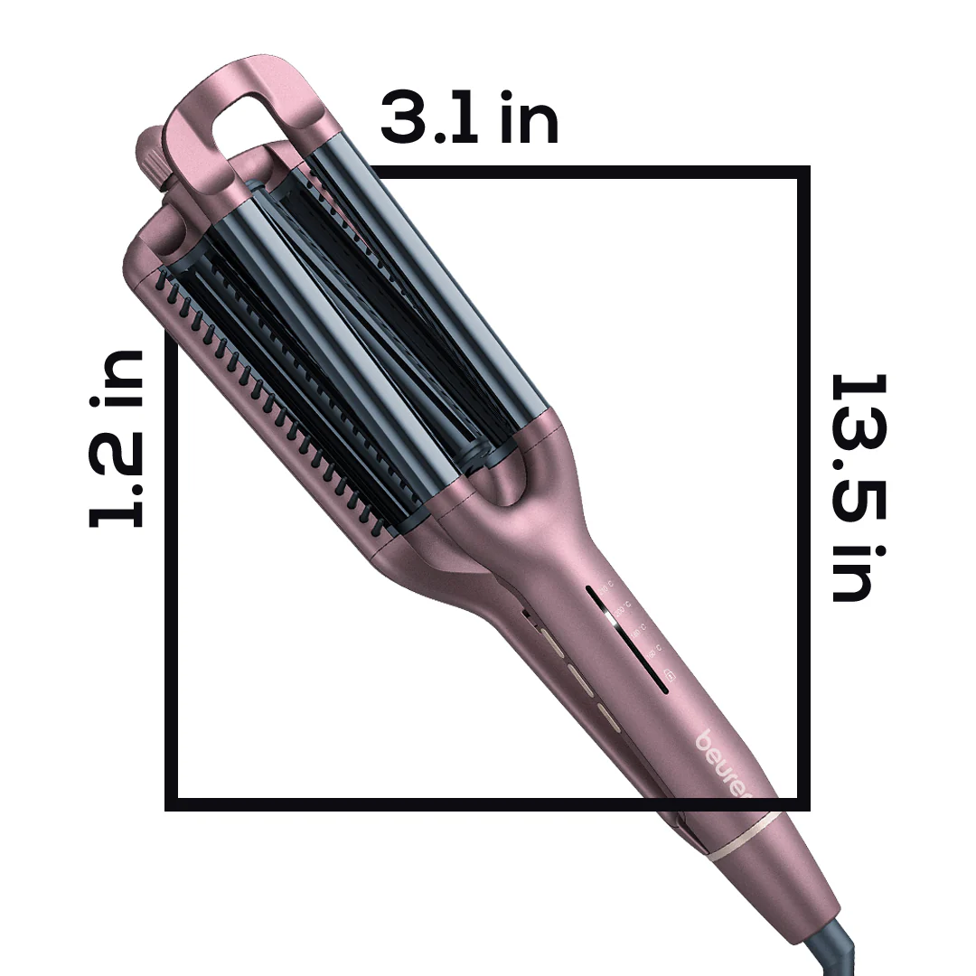 4-in-1 Hair Wave Styler | Multi-Barrel Curling Iron for Beachy Waves & Curls - Image 12