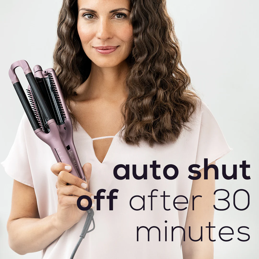 4-in-1 Hair Wave Styler | Multi-Barrel Curling Iron for Beachy Waves & Curls - Image 3