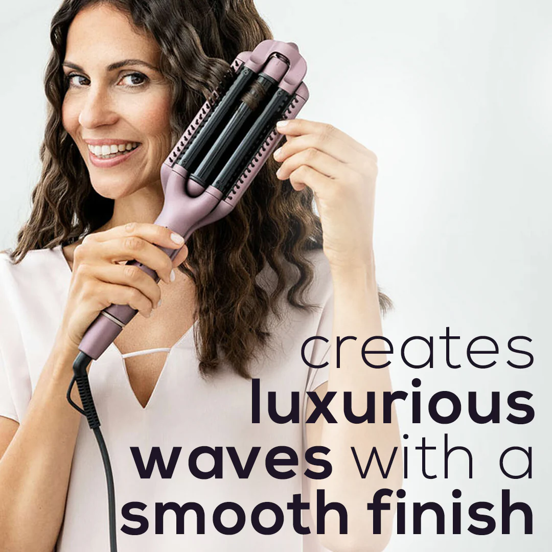 4-in-1 Hair Wave Styler | Multi-Barrel Curling Iron for Beachy Waves & Curls - Image 6