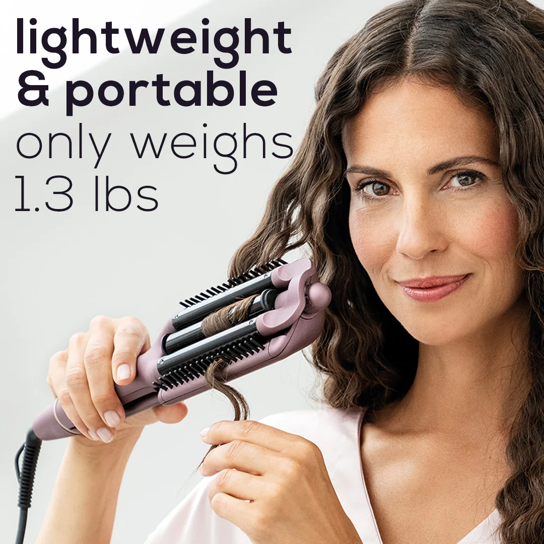 4-in-1 Hair Wave Styler | Multi-Barrel Curling Iron for Beachy Waves & Curls - Image 8