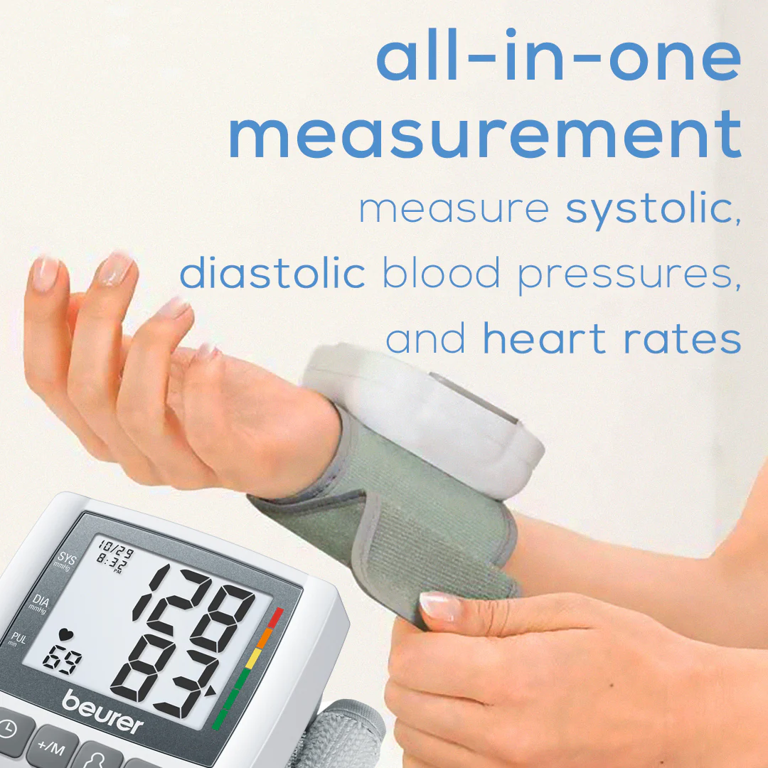 Automatic Wrist Blood Pressure Monitor | Compact Digital BP Tracker - Image 3