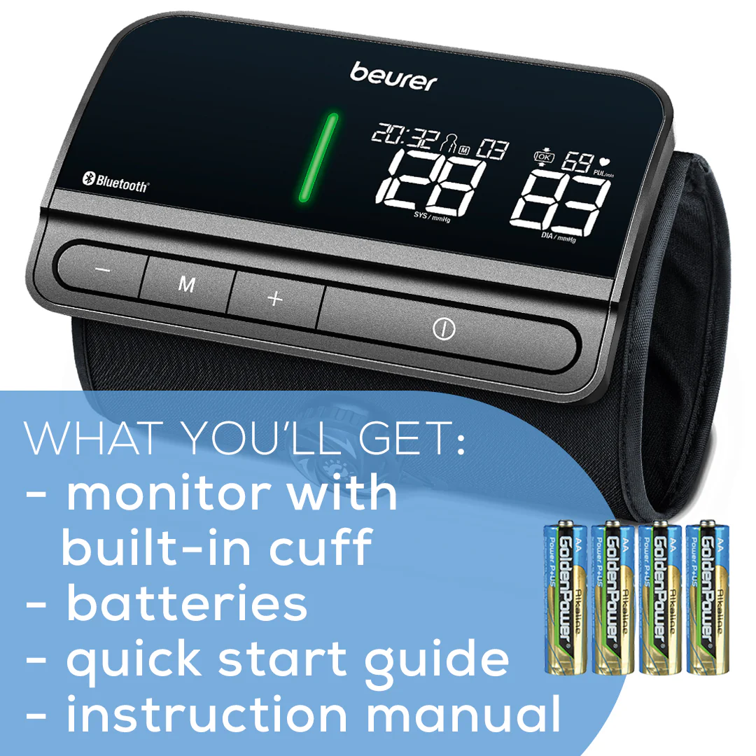 Bluetooth & Wireless One-Piece Blood Pressure Monitor - Image 9
