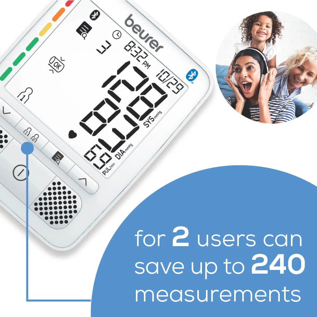 Upper Arm Bluetooth Blood Pressure Monitor, Premium 800 - Image 4