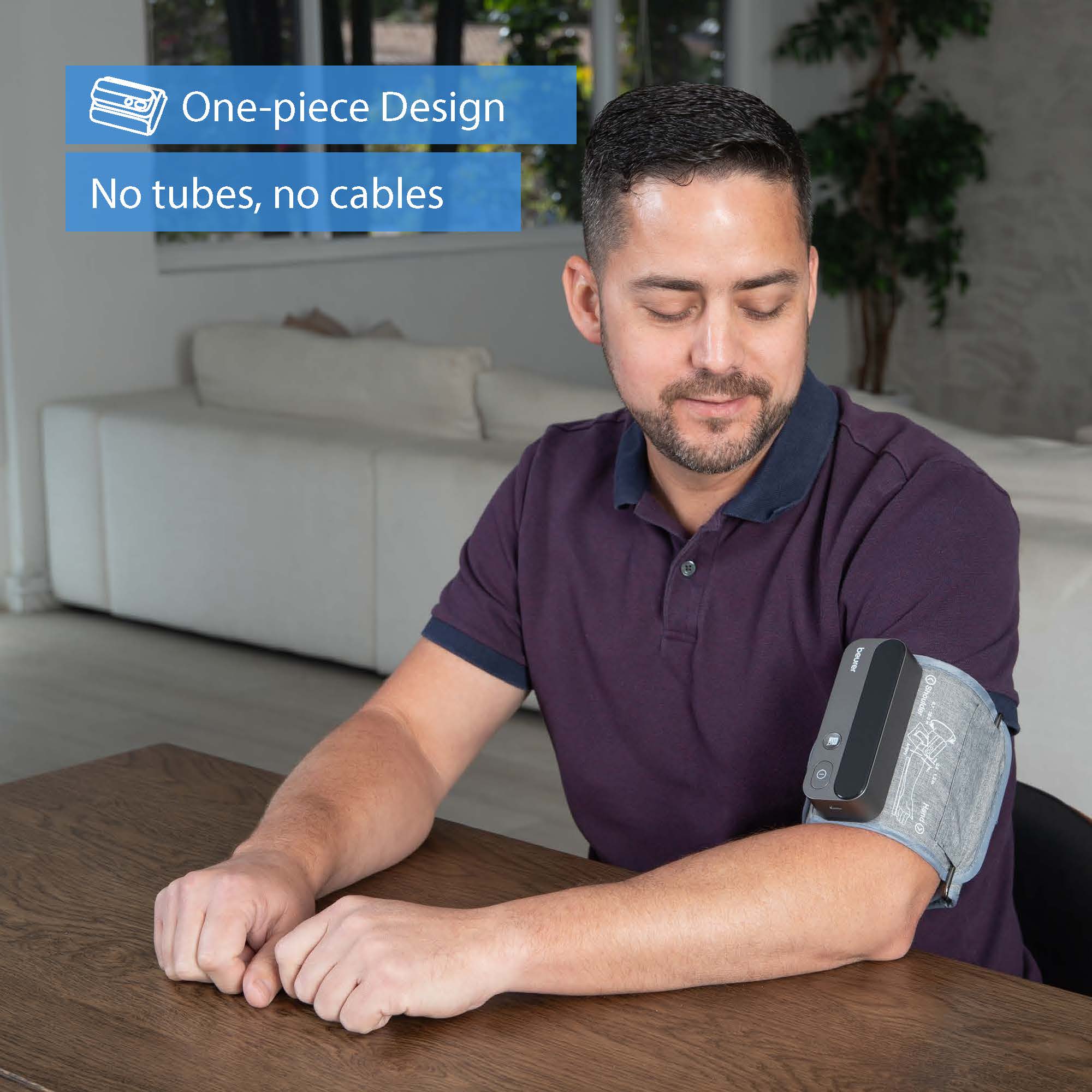Upper Arm Bluetooth Blood Pressure Monitor, Elite 900 -  One Piece - Image 6