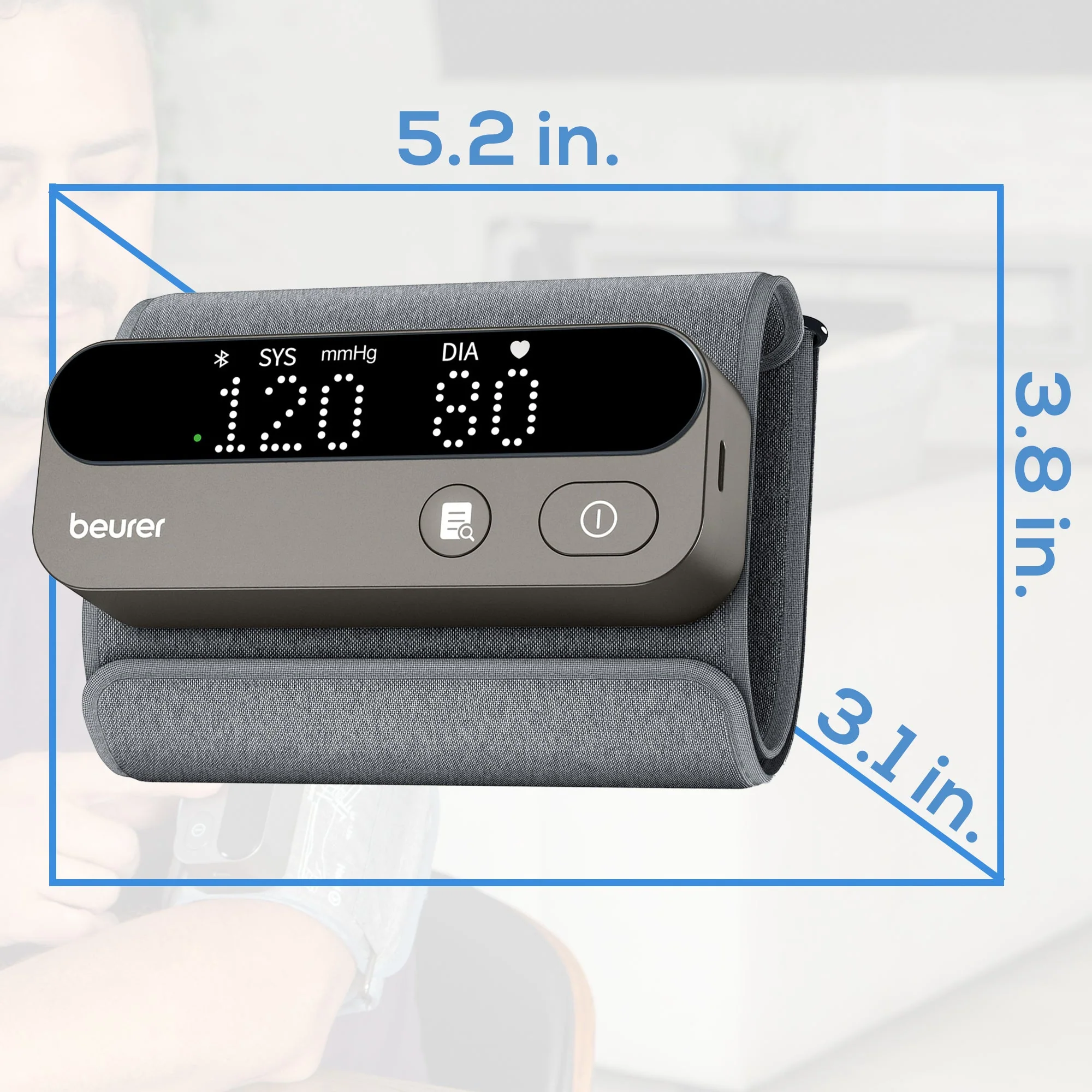 Upper Arm Bluetooth Blood Pressure Monitor, Elite 900 -  One Piece - Image 7