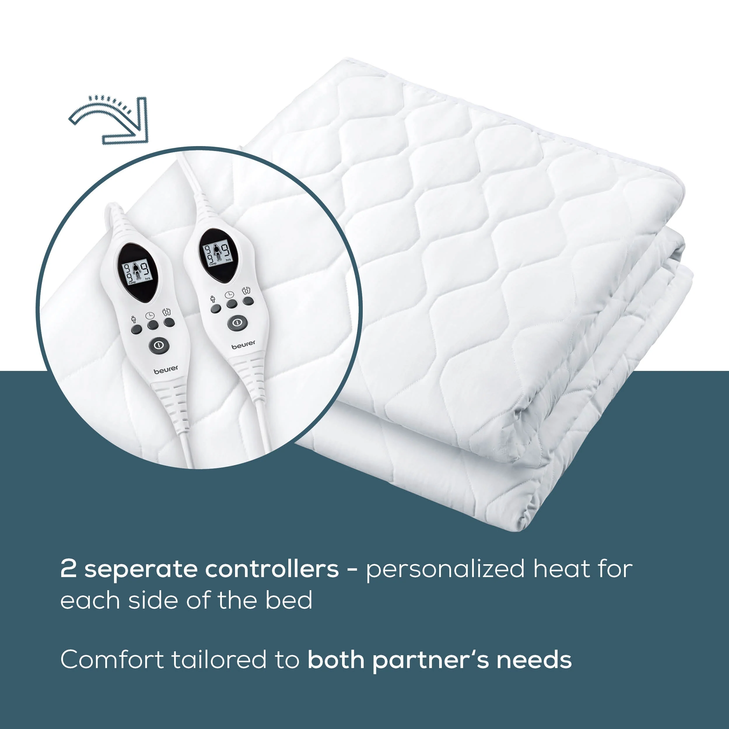 Heated Mattress Pad King Size, UWB80 - Image 3