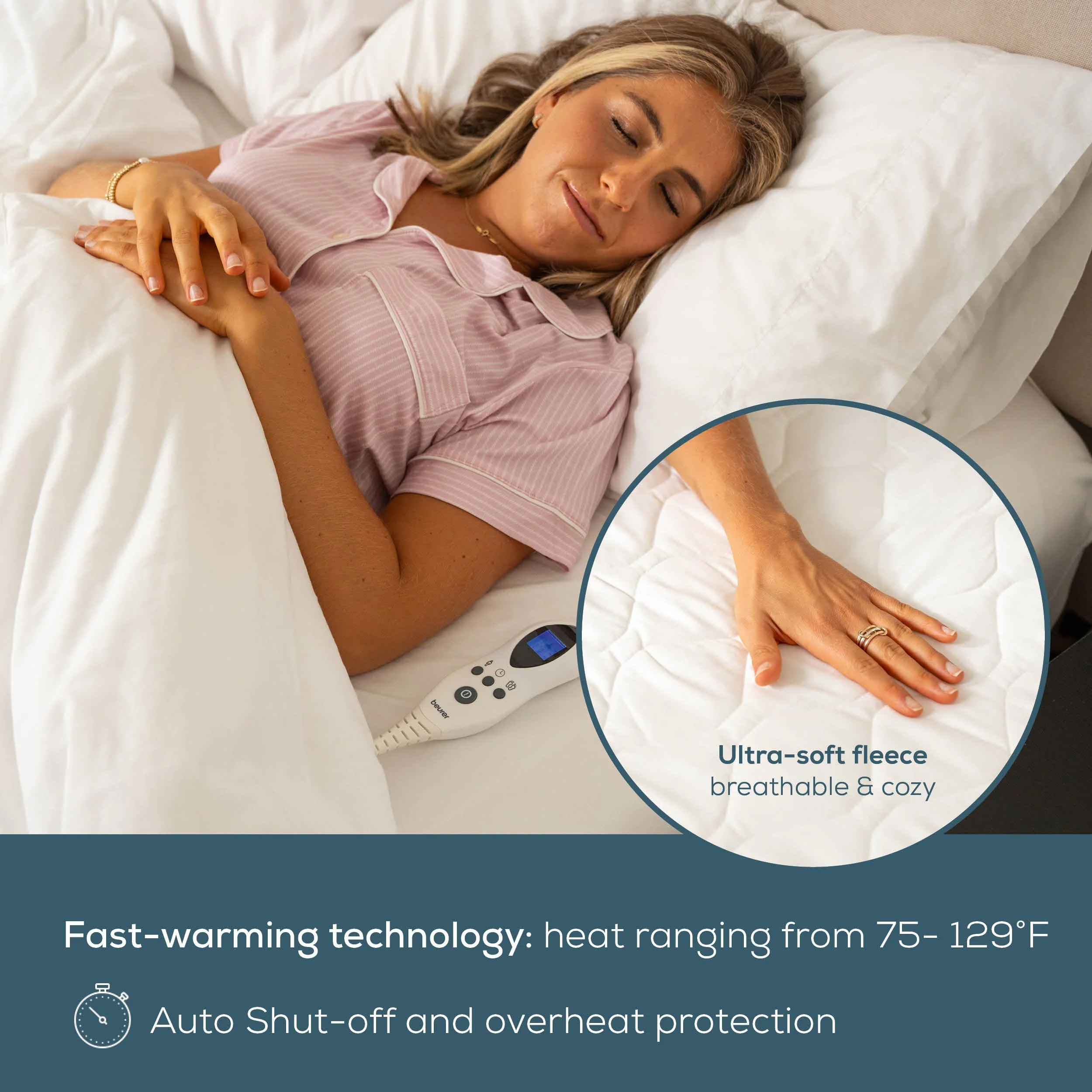 Heated Mattress Pad King Size, UWB80 - Image 4