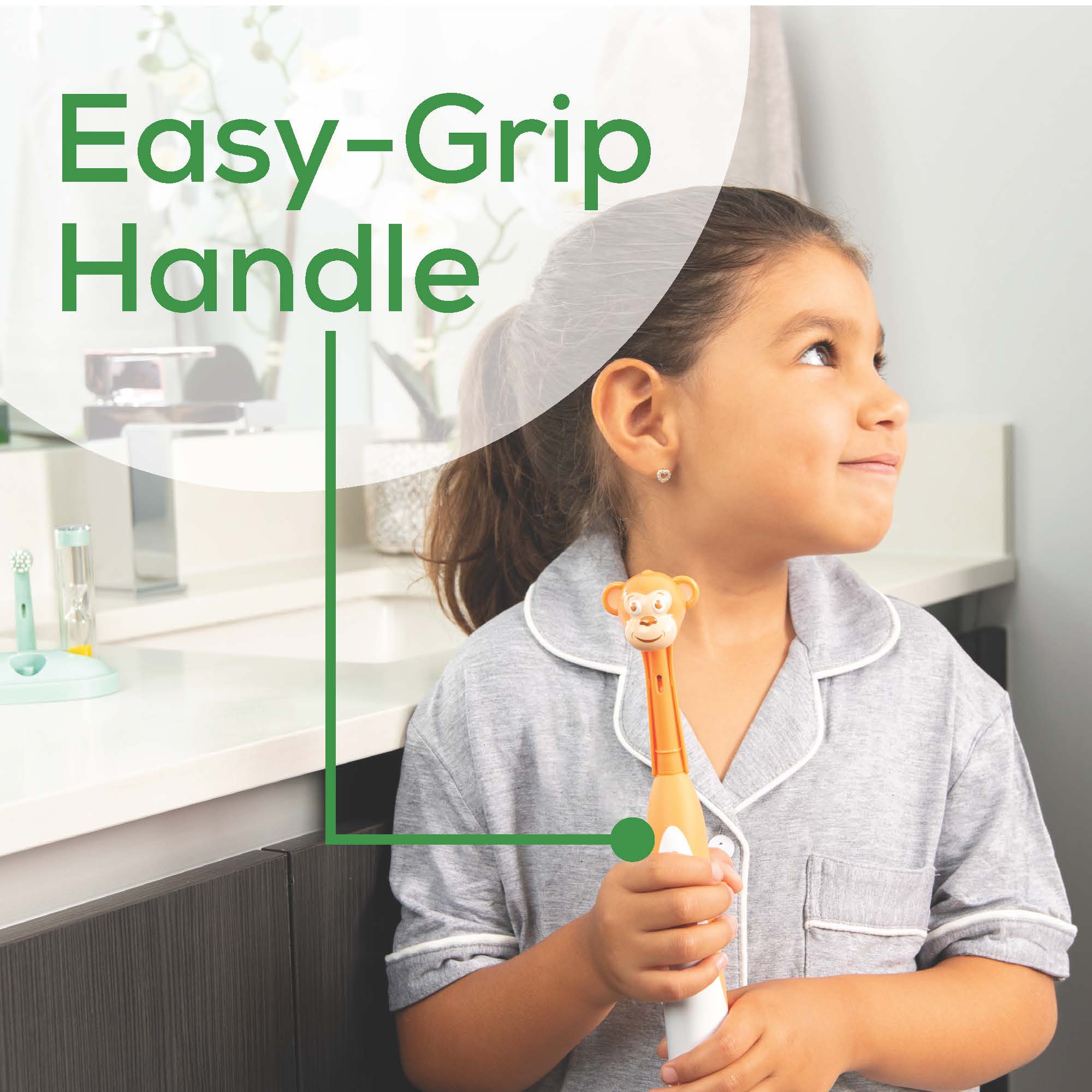 Milo the Monkey Electric Toothbrush Set for Kids, TB10M - Image 3