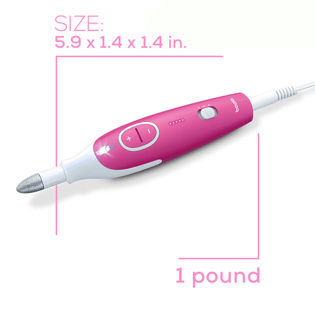 Compact Manicure & Pedicure Set | Portable Electric Nail Care Tool - Image 10